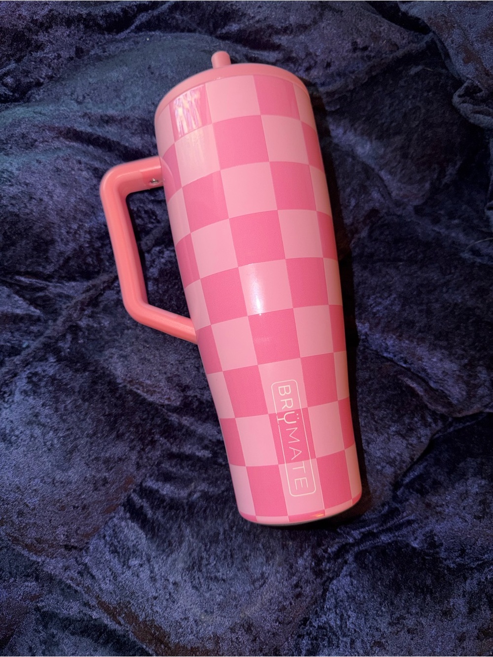 40oz Brumate Era Pink Checkered NEW